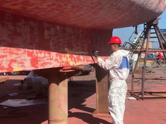 coating & preservation on a boat