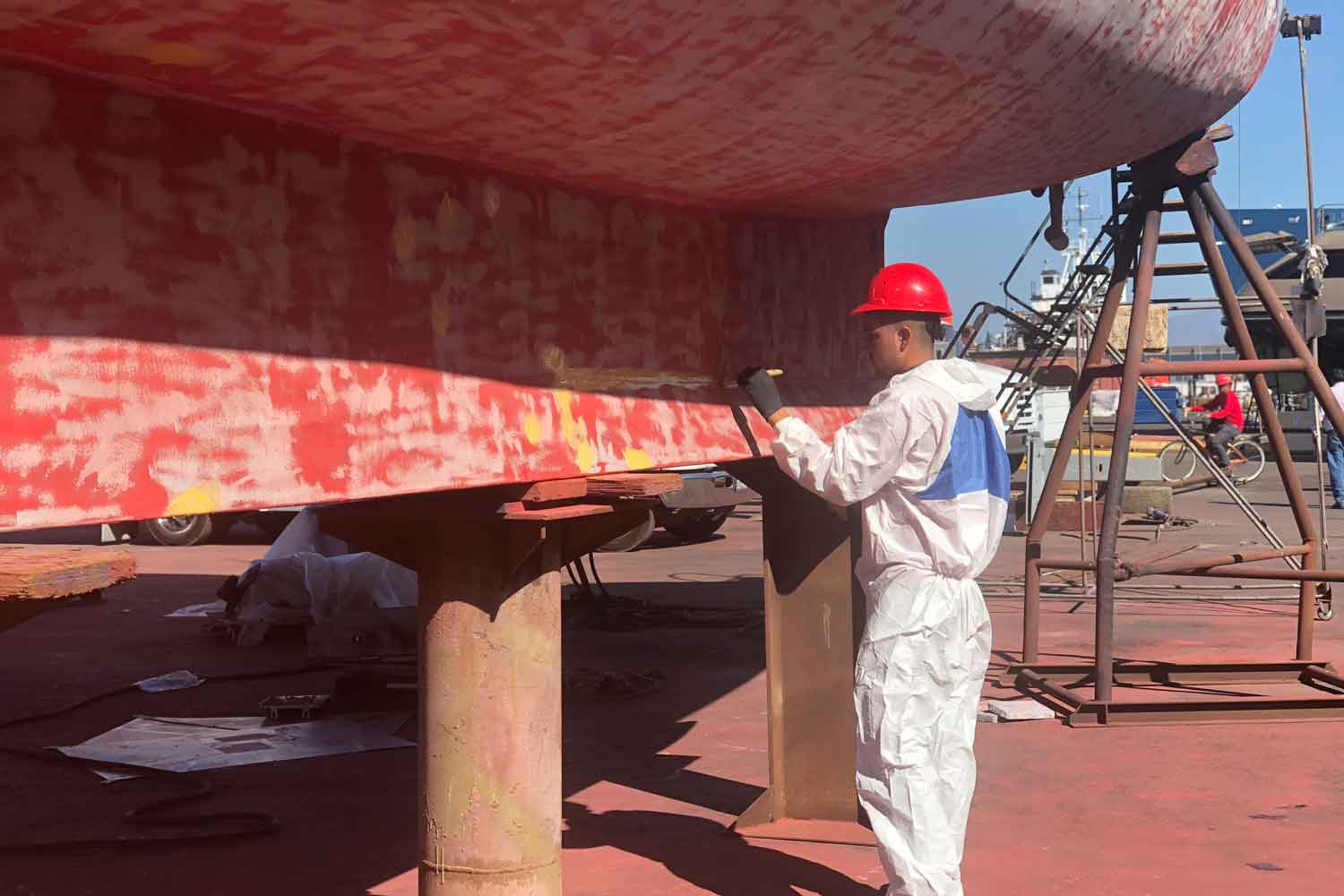 coating & preservation on a boat