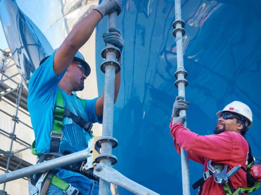 fiberglass & composite work on a boat