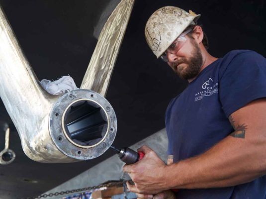 mechanical work on a boat