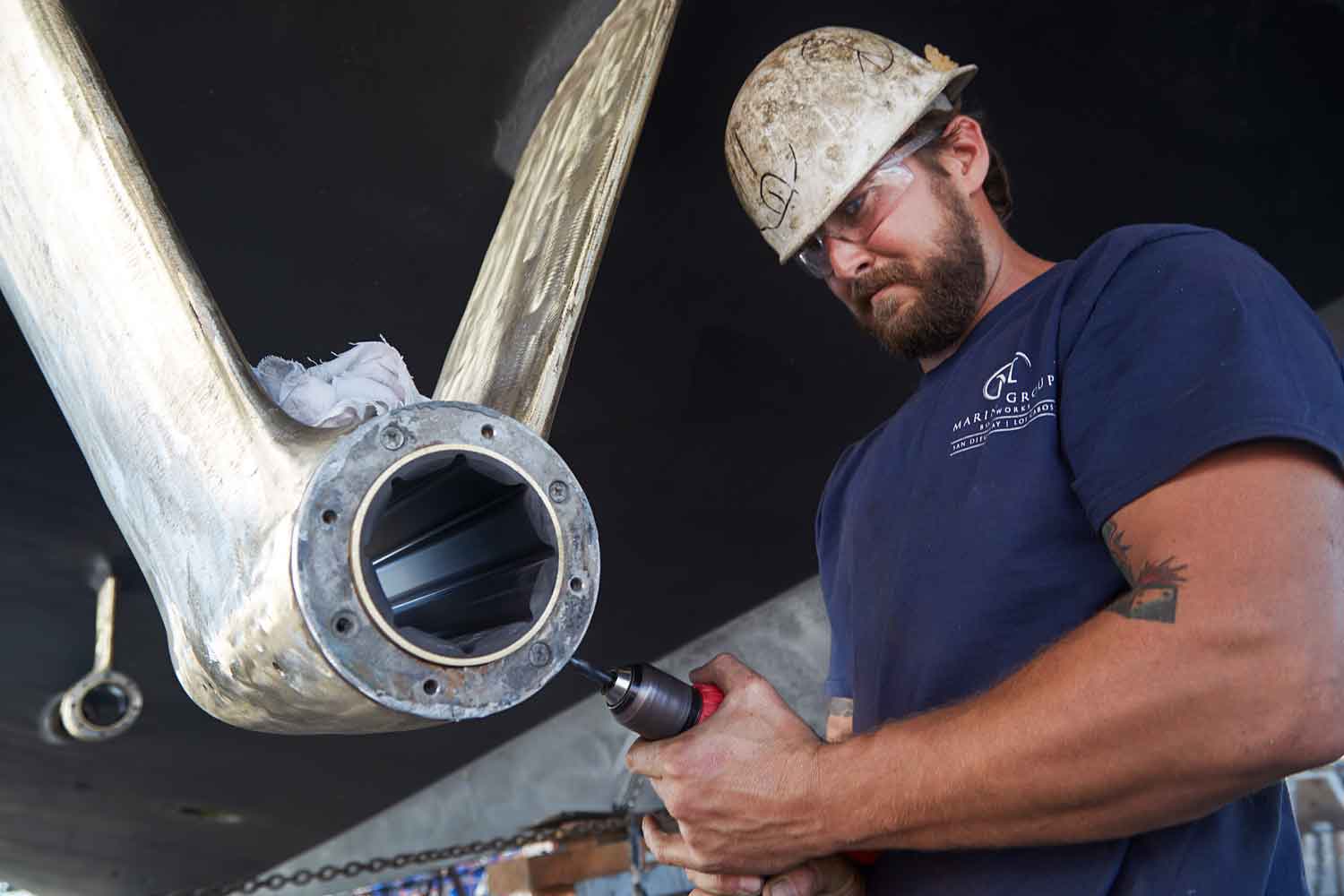 mechanical work on a boat